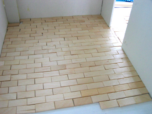 Install Ceramic Floor Tiles Diamond Brick Shape Per Sqm Ml